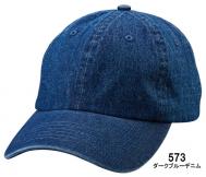 デニム ウォッシュ ロー キャップ